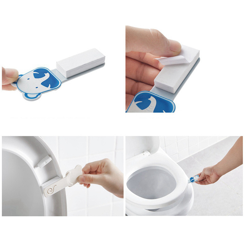 Jednostavan za kućanstvo podizač poklopca za WC školjku Kreativni poklopac za WC sjedalo Poklopci s prijenosnom ručkom Sanitarije Ne prljave ruke Kupaonski pribor