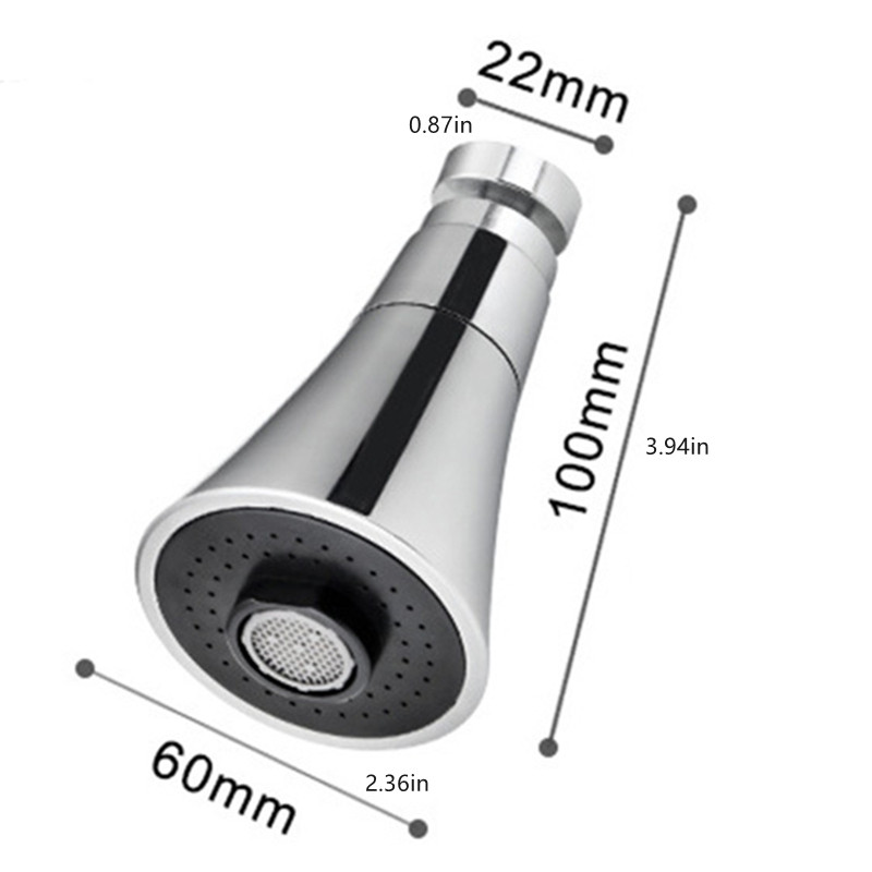 3 načina rada Kuhinjska slavina za vodu Perlator Univerzalni podesivi mjehurić za prskanje Filter za uštedu vode Glava tuša Mlaznica Priključak za slavinu