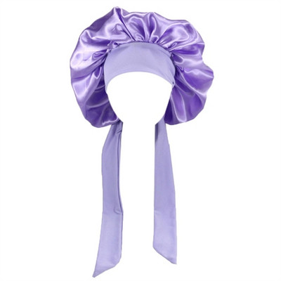 Moteriška Satin Solid Miegamoji kepurė naktinė miego kepurė Plaukų priežiūra Bonnet Naktinė kepurė moterims Vyriška Unisex Cap Bonnet De Nuit Shower Turban