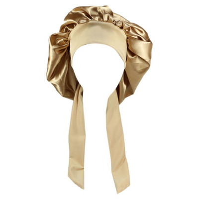 Moteriška Satin Solid Miegamoji kepurė naktinė miego kepurė Plaukų priežiūra Bonnet Naktinė kepurė moterims Vyriška Unisex Cap Bonnet De Nuit Shower Turban