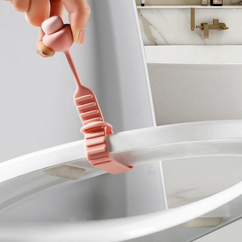 Silikonski prijenosni držač WC sjedala Podizač Sanitarni Closetool Navlaka za sjedalo Poklopac Ručka Uređaj za podizanje Dodaci za WC kupaonicu