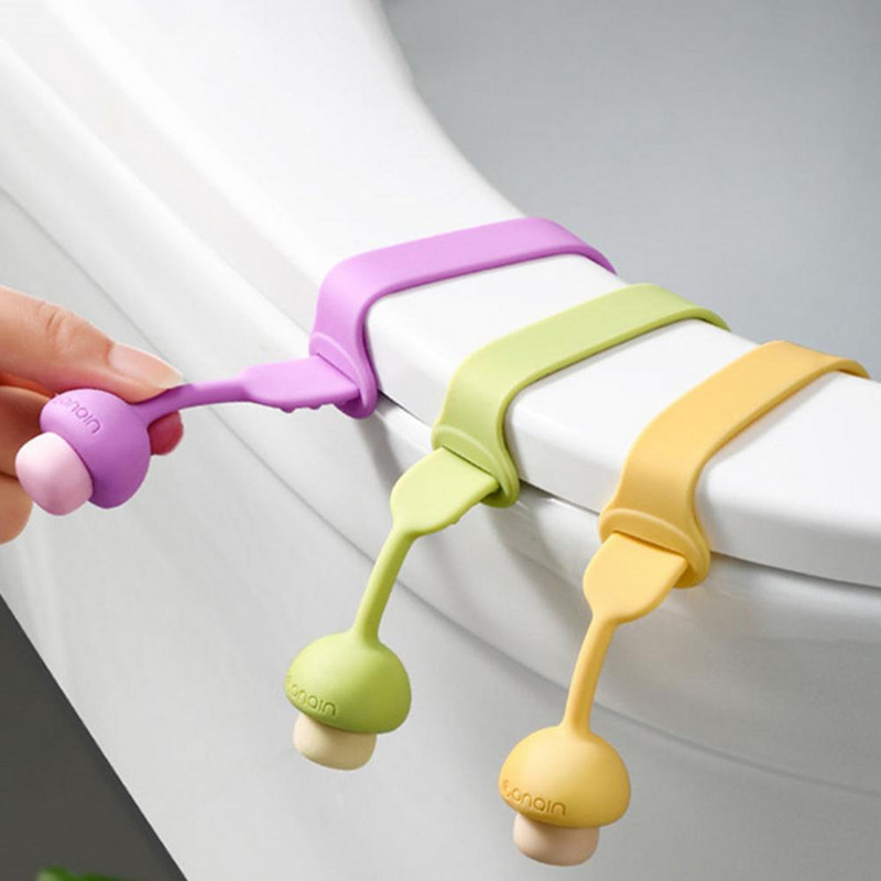 Silikonski prijenosni držač WC sjedala Podizač Sanitarni Closetool Navlaka za sjedalo Poklopac Ručka Uređaj za podizanje Dodaci za WC kupaonicu