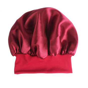 Νέο γυναικείο σατέν μασίφ καπέλο ύπνου Νυχτερινό καπέλο ύπνου Καπέλο για περιποίηση μαλλιών Νυχτερινό καπέλο για γυναίκες Ανδρικό καπό unisex Καπέλο de nuit