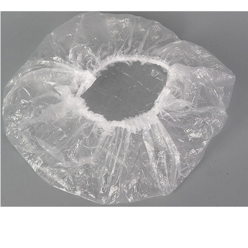 50/kom/set Jednokratna plastična kapa za kosu za tuširanje Ženska vodootporna ružičasta spa salon Hotelska boja za kosu Elastična kapa za tuširanje Kupaonska Rosa