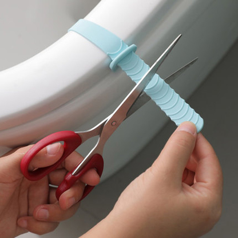 Silikonski podizač poklopca za WC školjku Podizač za zaštitu od prljavštine Podizanje poklopca za WC školjku Dodaci Prsten za WC sjedalo Sanitarna ručka Preklopna ručka