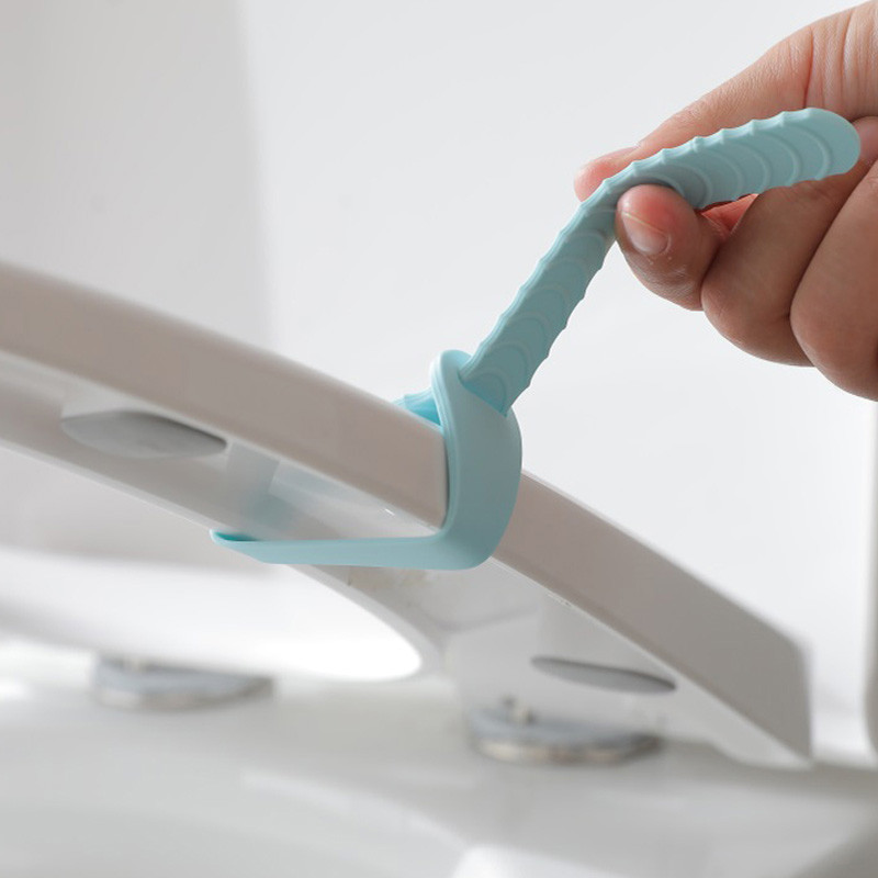 Silikonski podizač poklopca za WC školjku Podizač za zaštitu od prljavštine Podizanje poklopca za WC školjku Dodaci Prsten za WC sjedalo Sanitarna ručka Preklopna ručka