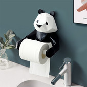 Panda Roll Držač papira Zidni nosač Držač ručnika Držač maramica Kupaonica Kuhinja Vješalica za marame WC Kupaonski organizator Kupaonski pribor