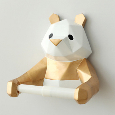 Panda Roll Držač papira Zidni nosač Držač ručnika Držač maramica Kupaonica Kuhinja Vješalica za marame WC Kupaonski organizator Kupaonski pribor