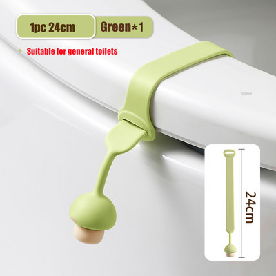 Slatki oblik gljive Podizač poklopca WC-a Držač ručke sjedala Prsten za sjedalo Flaper Izbjegavajte dodirivati ručku poklopca WC-a Kupaonski pribor