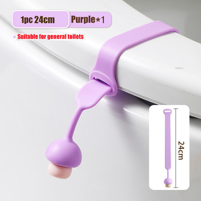 Slatki oblik gljive Podizač poklopca WC-a Držač ručke sjedala Prsten za sjedalo Flaper Izbjegavajte dodirivati ručku poklopca WC-a Kupaonski pribor