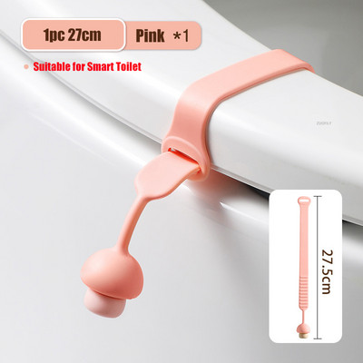 Slatki oblik gljive Podizač poklopca WC-a Držač ručke sjedala Prsten za sjedalo Flaper Izbjegavajte dodirivati ručku poklopca WC-a Kupaonski pribor