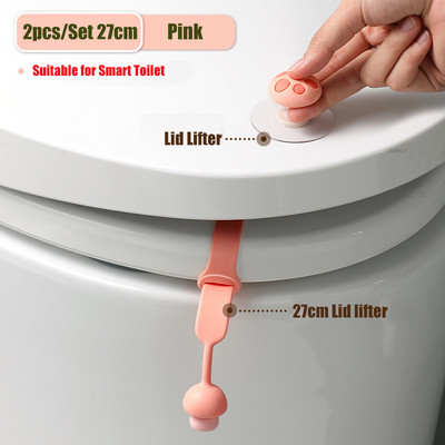 Slatki oblik gljive Podizač poklopca WC-a Držač ručke sjedala Prsten za sjedalo Flaper Izbjegavajte dodirivati ručku poklopca WC-a Kupaonski pribor