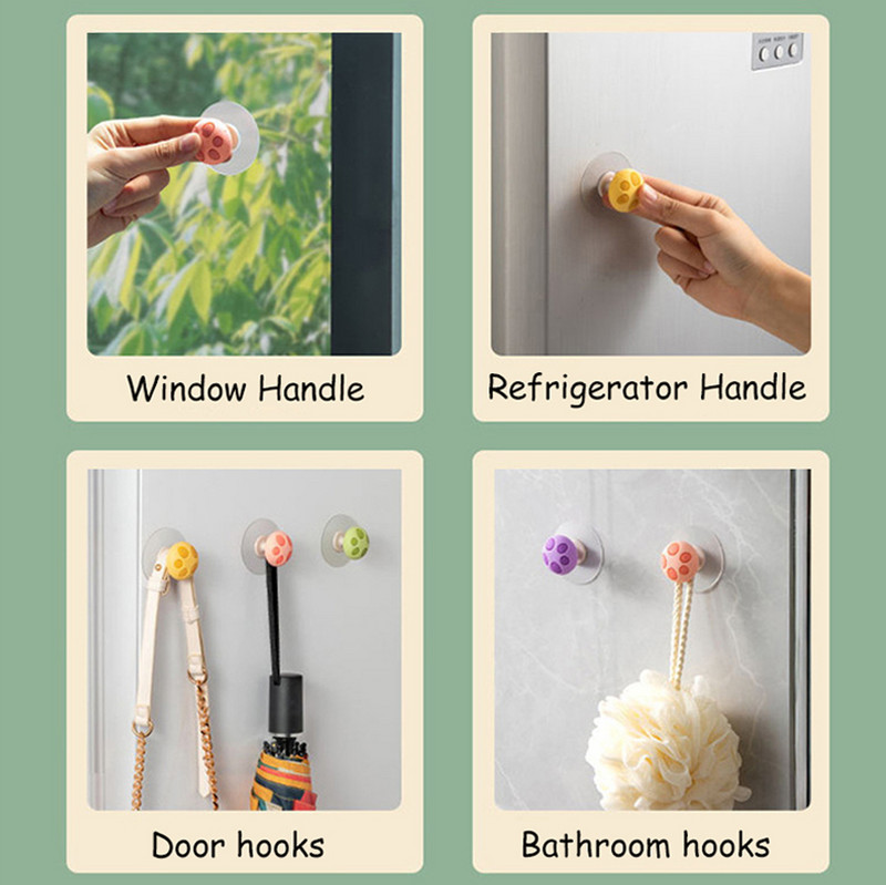 Slatki oblik gljive Podizač poklopca WC-a Držač ručke sjedala Prsten za sjedalo Flaper Izbjegavajte dodirivati ručku poklopca WC-a Kupaonski pribor