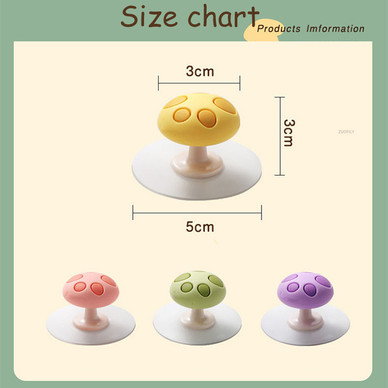 Slatki oblik gljive Podizač poklopca WC-a Držač ručke sjedala Prsten za sjedalo Flaper Izbjegavajte dodirivati ručku poklopca WC-a Kupaonski pribor