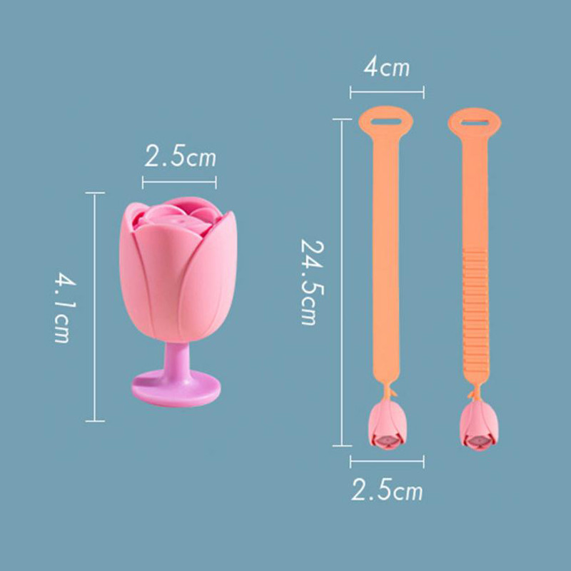 2PCS/set Tulip Držač WC sjedala Podizač Sanitarije Closestool Navlaka za sjedalo Ručka za podizanje Podizač navlake za sjedalo Kupaonski pribor