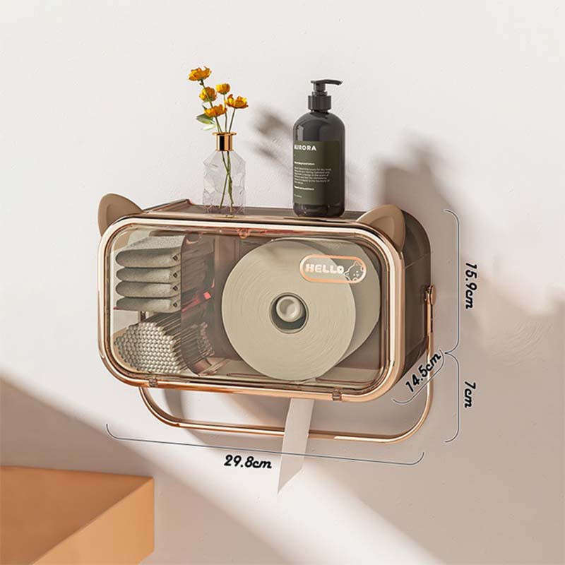 Višenamjenski držač za toaletni papir Vodootporna zidna kutija za toaletne maramice Rolna kutija za pohranjivanje papira Kupaonski pribor