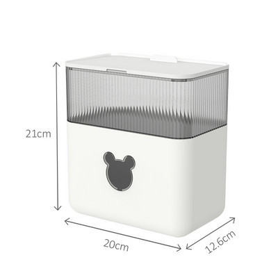 Kreativni držač toaletnog papira Vodootporna zidna ladica za toaletni papir Rola papirna cijev Kutija za pohranu ladica Polica kutije za maramice