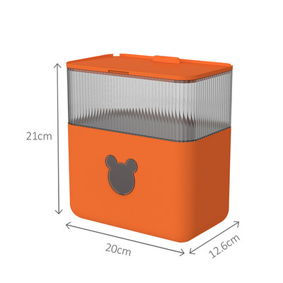 Kreativni držač toaletnog papira Vodootporna zidna ladica za toaletni papir Rola papirna cijev Kutija za pohranu ladica Polica kutije za maramice