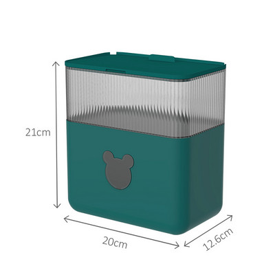 Kreativni držač toaletnog papira Vodootporna zidna ladica za toaletni papir Rola papirna cijev Kutija za pohranu ladica Polica kutije za maramice