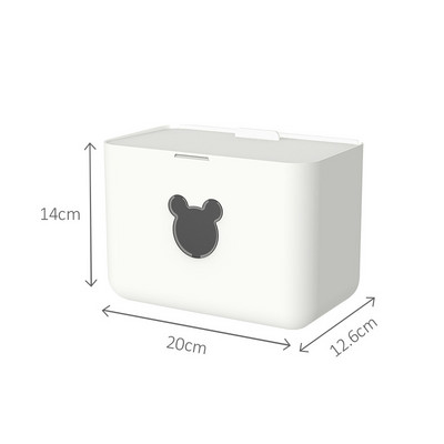 Kreativni držač toaletnog papira Vodootporna zidna ladica za toaletni papir Rola papirna cijev Kutija za pohranu ladica Polica kutije za maramice
