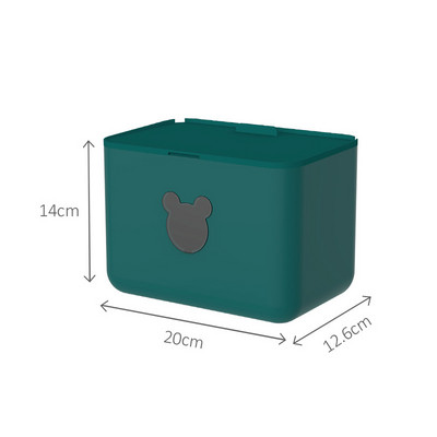 Kreativni držač toaletnog papira Vodootporna zidna ladica za toaletni papir Rola papirna cijev Kutija za pohranu ladica Polica kutije za maramice