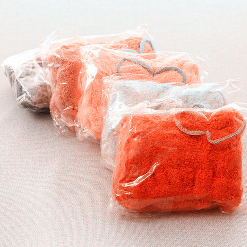 Upijajuća kapa od mikrovlakana od koraljnog flisa, koja se brzo suši, kapa za nošenje, ženska torba, turban, kapa za tuširanje, ručnik za suhu kosu za kućanstvo