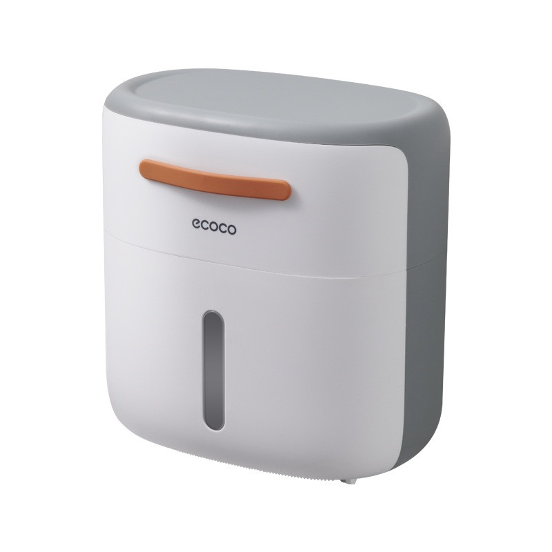 Dvoslojni držač toaletnog papira Zidna kutija za pohranu papirnih maramica Vodootporna kutija za stalak za wc rolu papira Kupaonski pribor