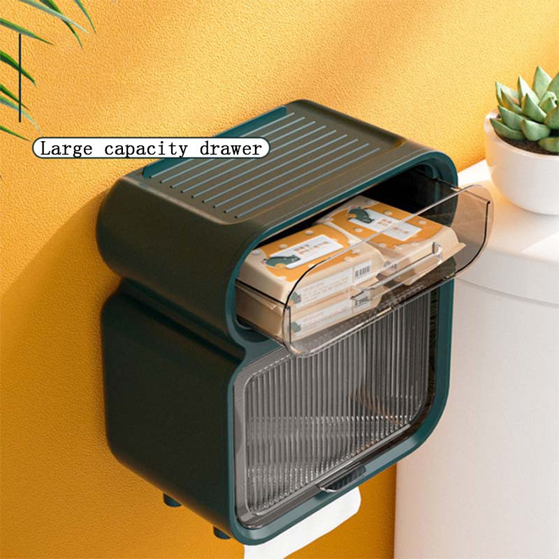 Držač role toaletnog papira Vodootporni papir Zidna kutija za pohranu Pladanj Kutija za maramice Držač papirnatih ručnika Kupaonica