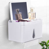 Vodootporni višenamjenski držač toaletnog papira Pohranjivanje velikog kapaciteta Držač otporan na prašinu za papirnate ručnike Izdržljivi držač papirnatih ručnika