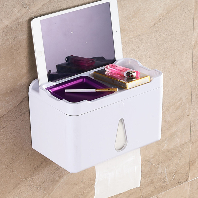 Vodootporni višenamjenski držač toaletnog papira Pohranjivanje velikog kapaciteta Držač otporan na prašinu za papirnate ručnike Izdržljivi držač papirnatih ručnika