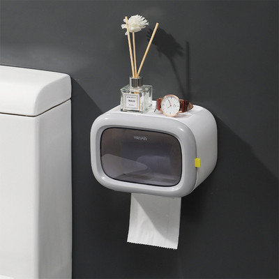 Kreativni držač toaletnog papira u 3 boje Vodootporna kutija za pohranu toaletnih maramica Zidna kupaonica Kupaonski pribor