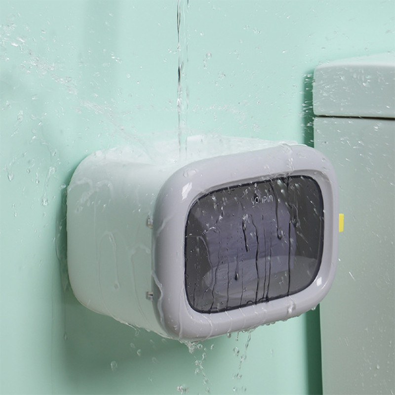 Kreativni držač toaletnog papira u 3 boje Vodootporna kutija za pohranu toaletnih maramica Zidna kupaonica Kupaonski pribor