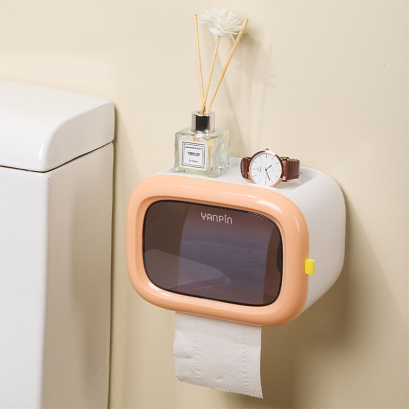 Kreativni držač toaletnog papira u 3 boje Vodootporna kutija za pohranu toaletnih maramica Zidna kupaonica Kupaonski pribor