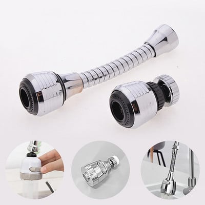 2 Modes 360 Περιστρεφόμενο Bubbler Faucet Extender Εξοικονόμηση νερού Gadgets Προμήθειες μπάνιου Αξεσουάρ νιπτήρα κουζίνας σπιτιού