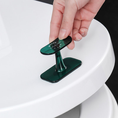Ανυψωτικό κάλυμμα καθίσματος τουαλέτας μπάνιου πολλαπλών λειτουργιών Αποφύγετε να αγγίξετε τα εξαρτήματα λαβής ντουλαπιού ψυγείου ντουλάπι υγιεινής