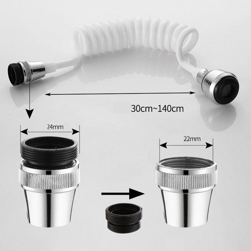 Nastavci za slavinu podesivi od 360 stupnjeva Produžetak slavine za uštedu vode Filter za tuš Produžetak slavine za kupaonicu Kuhinjski pribor