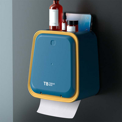 Držač toaletnog papira za kupaonicu Vodootporni zidni nosač Kutija za maramice Ladica za toaletni papir Kutija za pohranu Organizator Držač za rolu papira