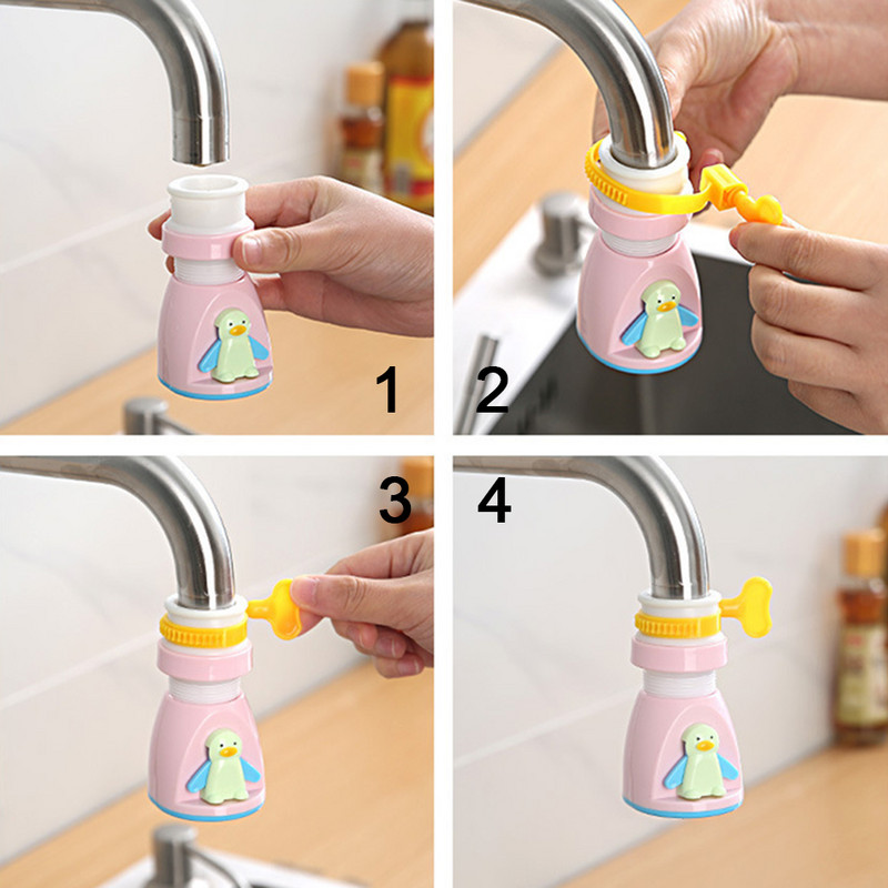 Produžni filtar slavine za vodu podesiv od 360 stupnjeva Produžetak slavine za vodu Kućni kuhinjski pribor