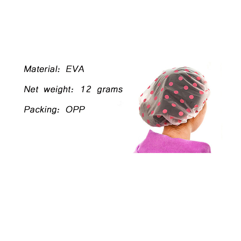 1 kom vodootporna kapa za kupanje s podebljanom valovitom kapom za višekratnu upotrebu, navlaka za kosu za kosu za žene Proizvodi za kućanstvo za kupanje