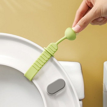 Ανυψωτικό καπάκι τουαλέτας Αντιολισθητικό ρυθμιζόμενο κλιπ λαβής καλύμματος καθίσματος τουαλέτας Εύκολο στη χρήση Ανθεκτικά αξεσουάρ μπάνιου