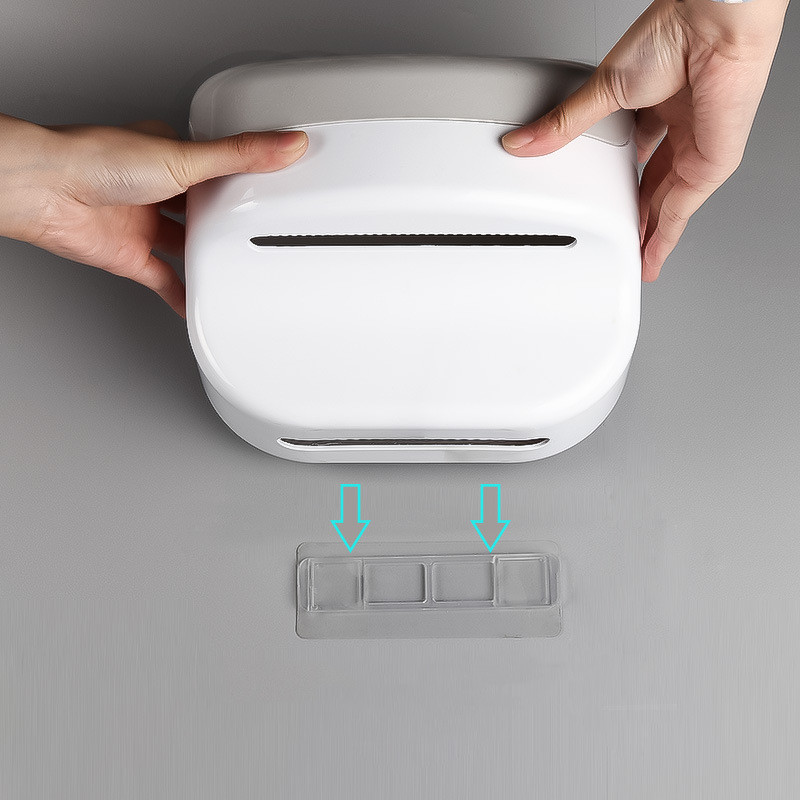 Praktičan višenamjenski držač toaletnog papira Vodootporan držač za papirnate ručnike bez bušenja Izdržljiv Jednostavan kupaonski pribor