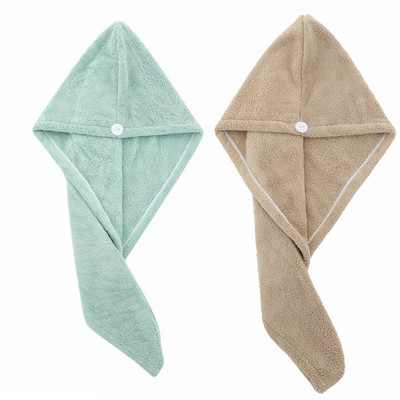 Ručnik za brzo sušenje kose Ženska kapa za tuširanje od mikrovlakana Ručnik za upijanje kose Kapa za kupanje Kapa za kosu Brzo sušenje Šešir za sušenje kose Turban Oblozi za glavu