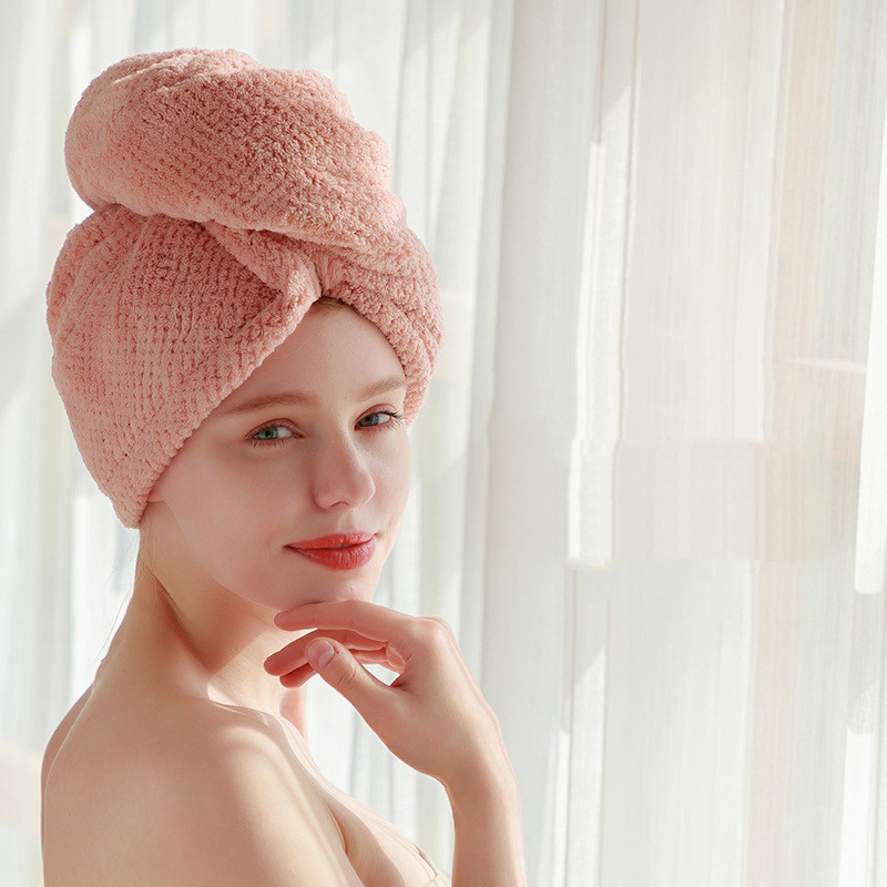 Ručnik za brzo sušenje kose Ženska kapa za tuširanje od mikrovlakana Ručnik za upijanje kose Kapa za kupanje Kapa za kosu Brzo sušenje Šešir za sušenje kose Turban Oblozi za glavu