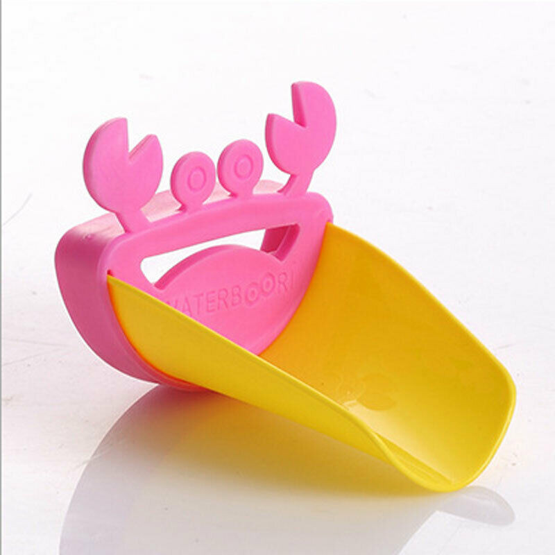 Kupaonski plastični nastavak za slavinu za vodu u obliku rakovog lista, nastavak za ručku za umivaonik, slavina za kupanje za bebe, kupaonski pribor u obliku rakova