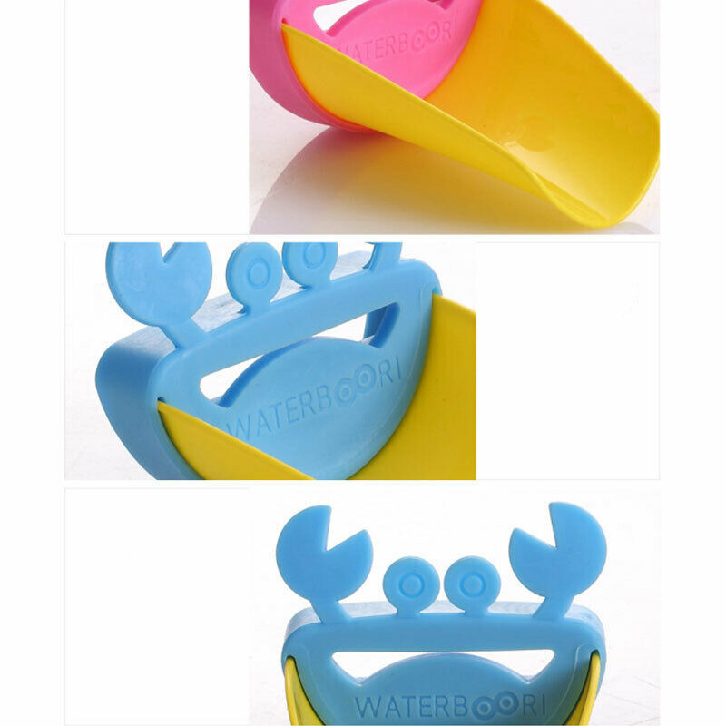 Kupaonski plastični nastavak za slavinu za vodu u obliku rakovog lista, nastavak za ručku za umivaonik, slavina za kupanje za bebe, kupaonski pribor u obliku rakova