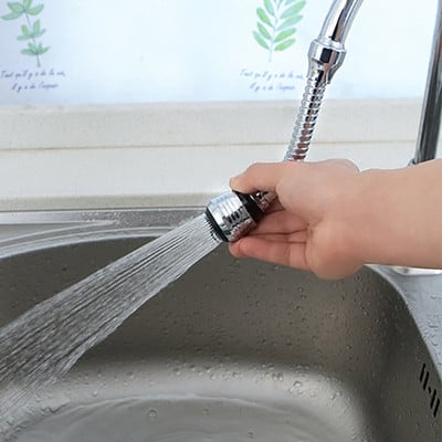 Περιστρεφόμενο Faucet Extender Bubbler High Pressure Faucet Extender Φίλτρο εξοικονόμησης νερού Ψεκαστήρας μπάνιου Κουζίνα Gadgets Αξεσουάρ