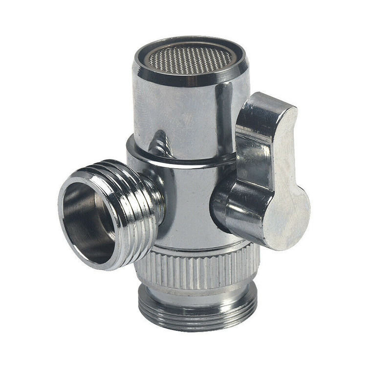 Perjungiamas maišytuvo adapteris, 3 krypčių trišakis jungtis dušo galvutės perjungimo vožtuvas dušo maišytuvai vandens separatorius tualeto bidė dušui