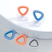 Podizač navlake za WC sjedalo Kupaonica Samoljepljivi poklopac Ručka za podizanje Plastična obitelj Otvoreni držač za podizanje Hotel Bijela