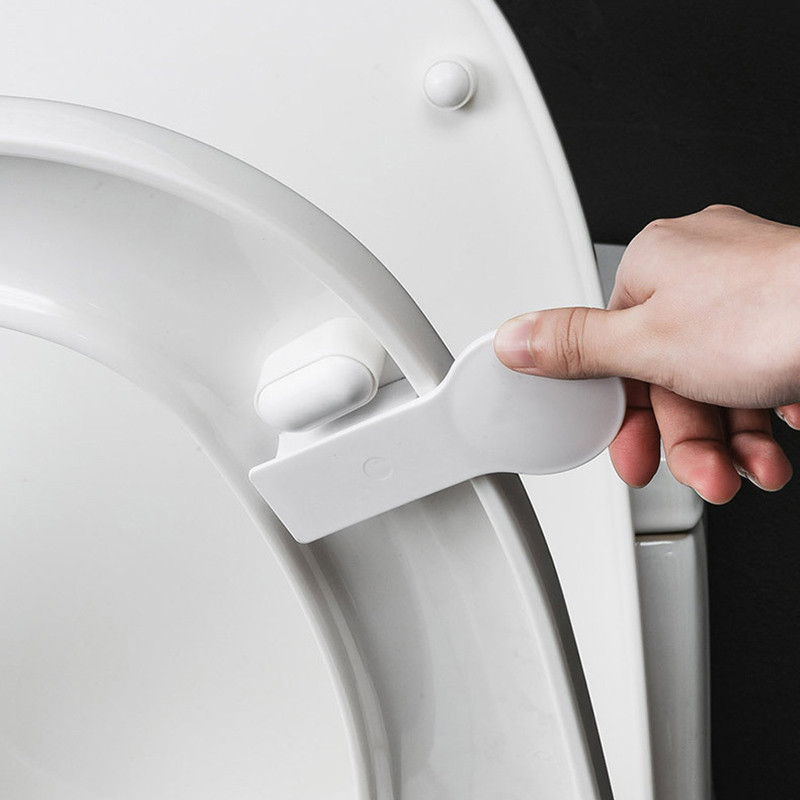 2PCS Nordijski držač WC sjedala za kućanstvo Alati za podizanje Kupaonski pribor Podizač poklopca za WC školjku Ručka poklopca za WC sjedalo Navlaka za sjedalo