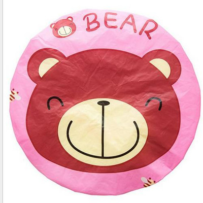 Razne kape za tuširanje iz crtanih filmova Ženske kupaonske kape Čipka za saunu Podesive čipkane elastične kape Spa kape Kape za djevojke Kapa za zaštitu kose